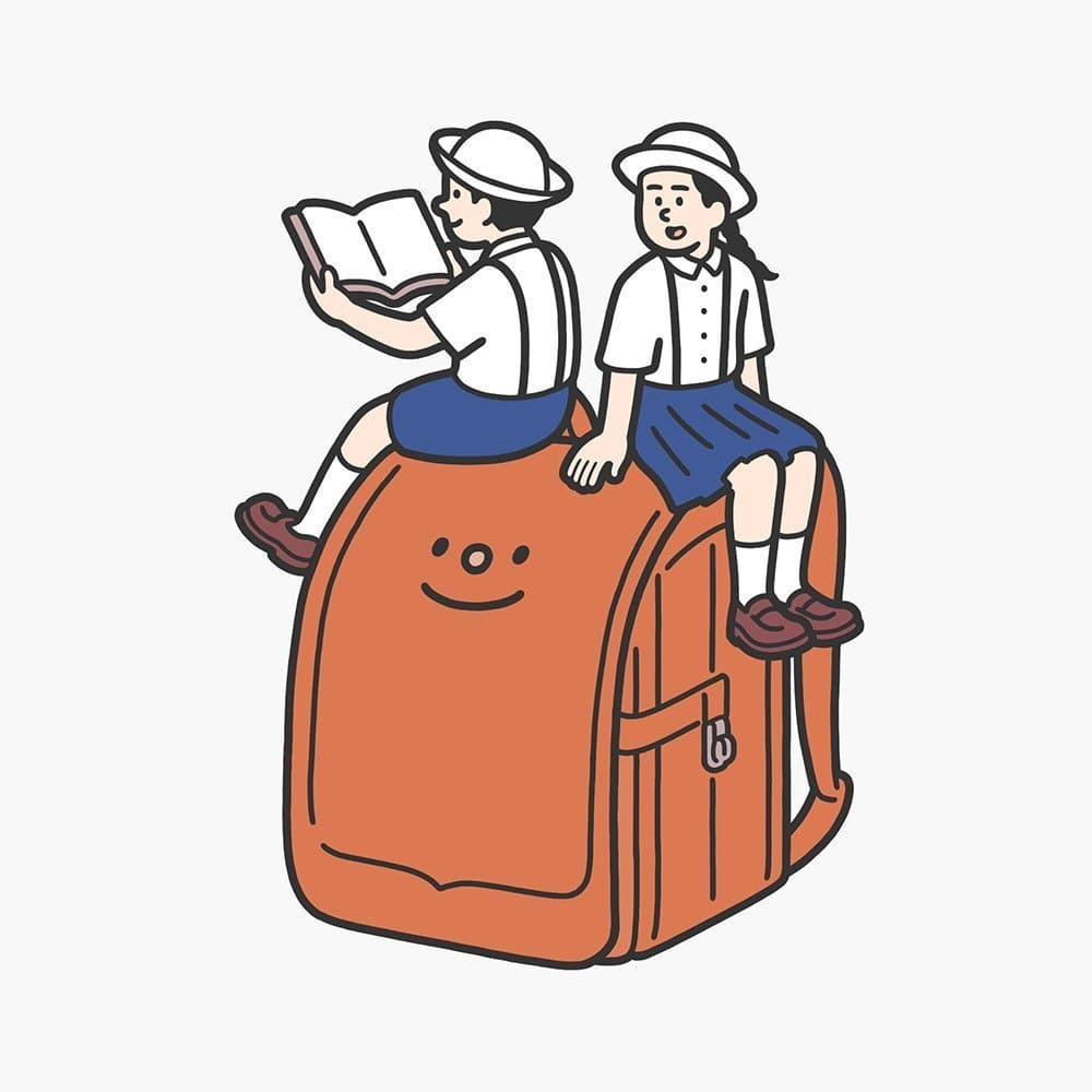 School Kids on Randoseru