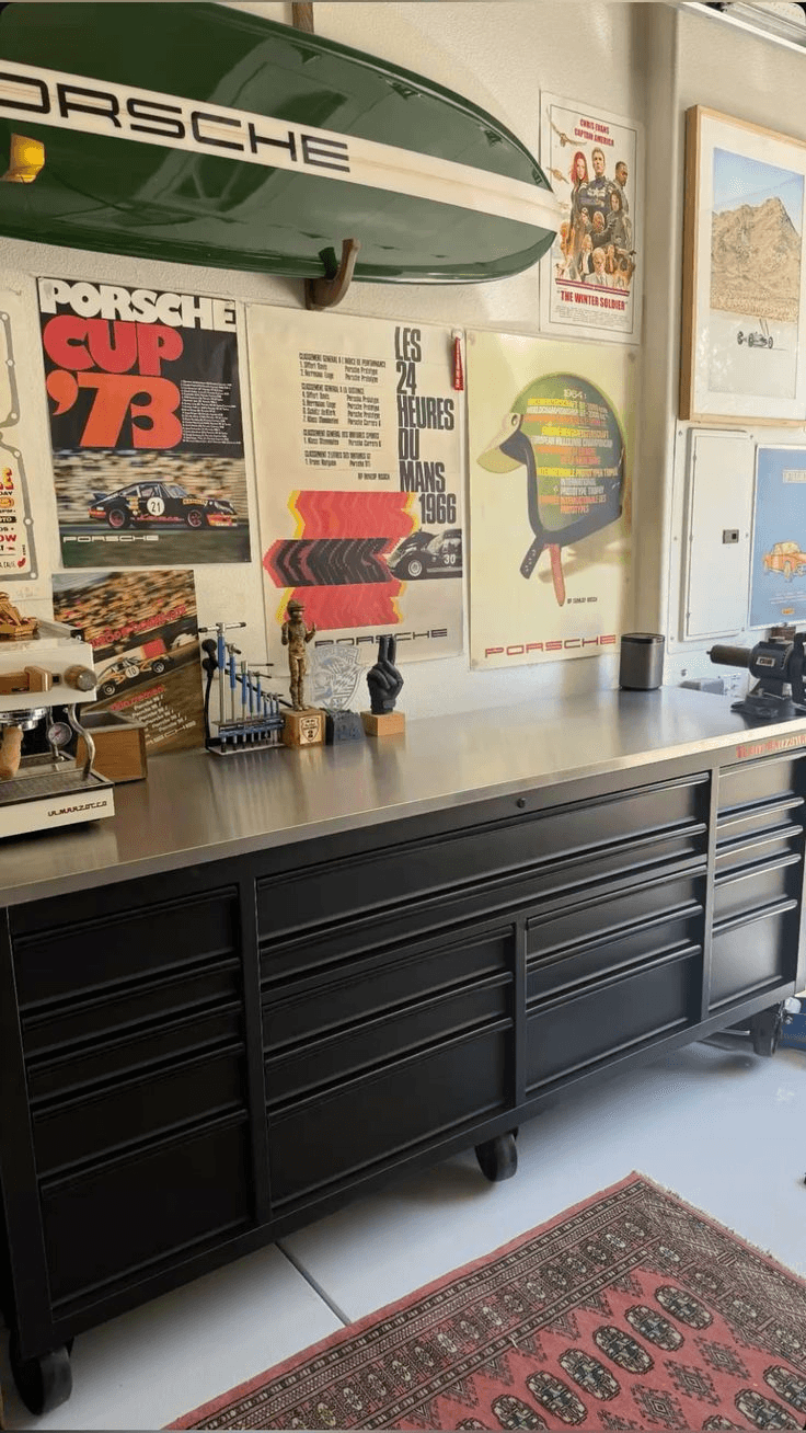 Porsche Garage Workspace