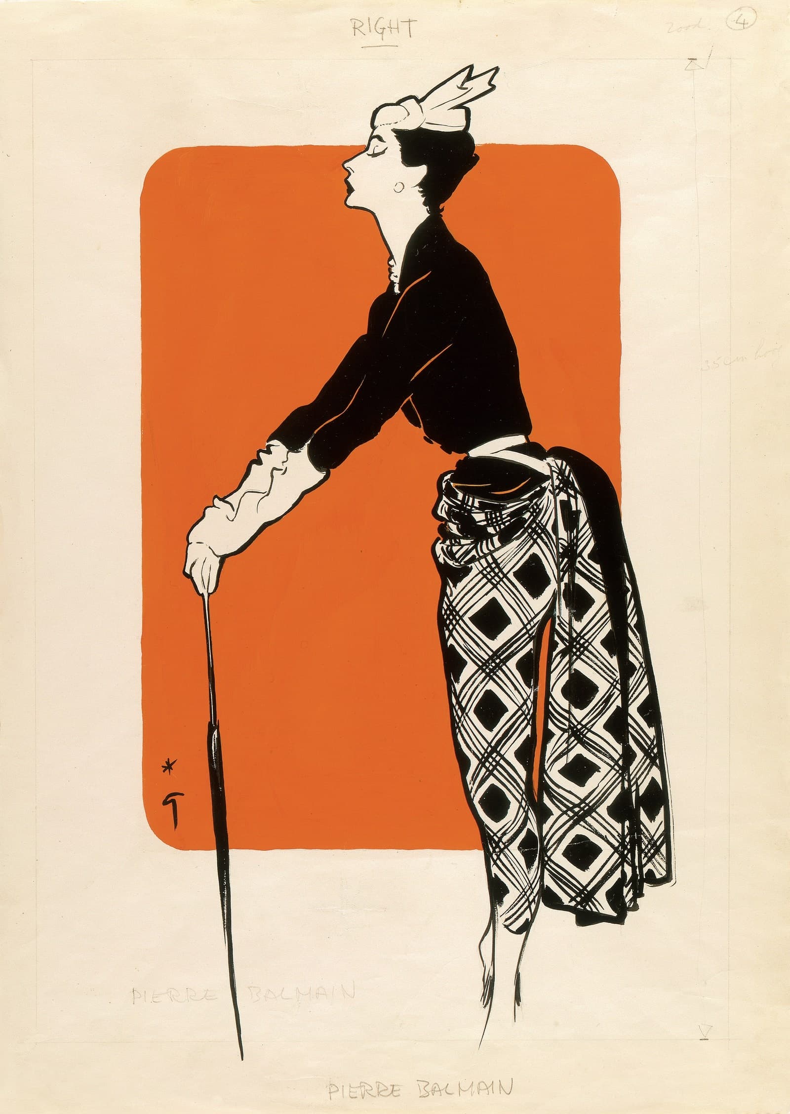 Dior Fashion Illustrations - Art by René Gruau