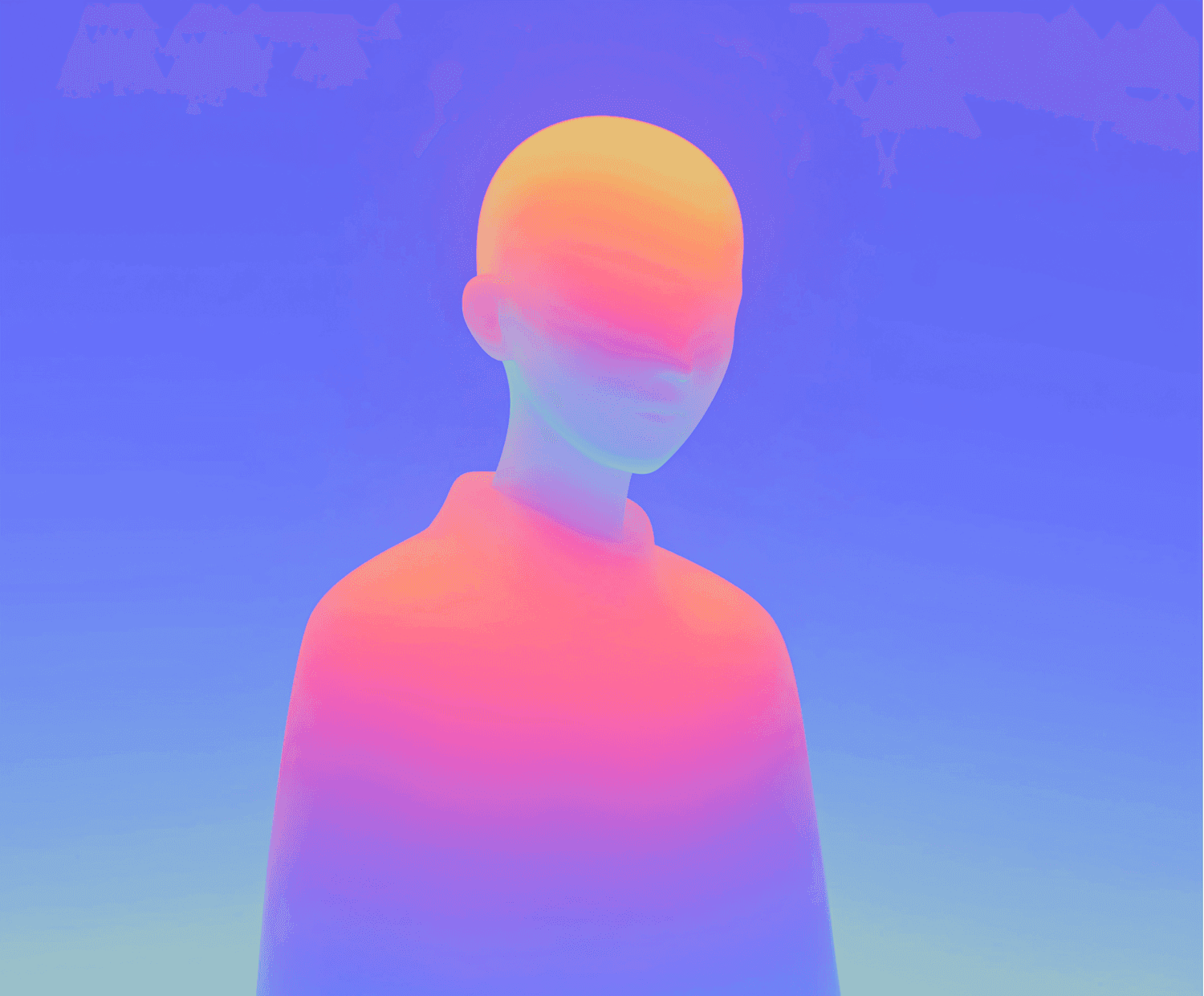 Gradient Human Form
