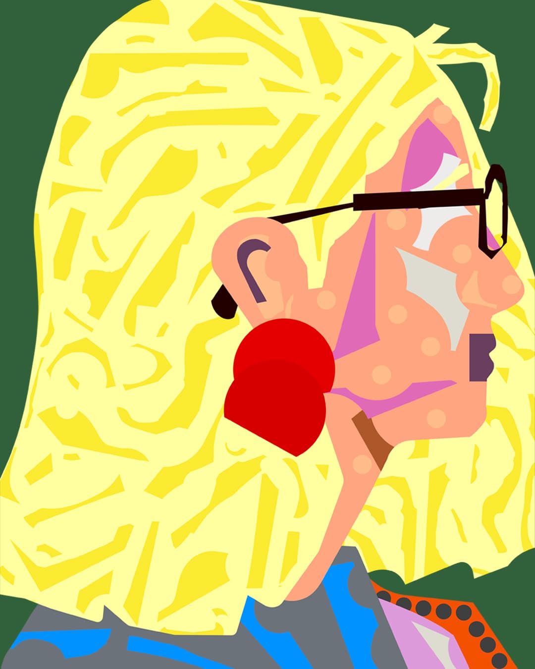 Colorful Collage Portrait