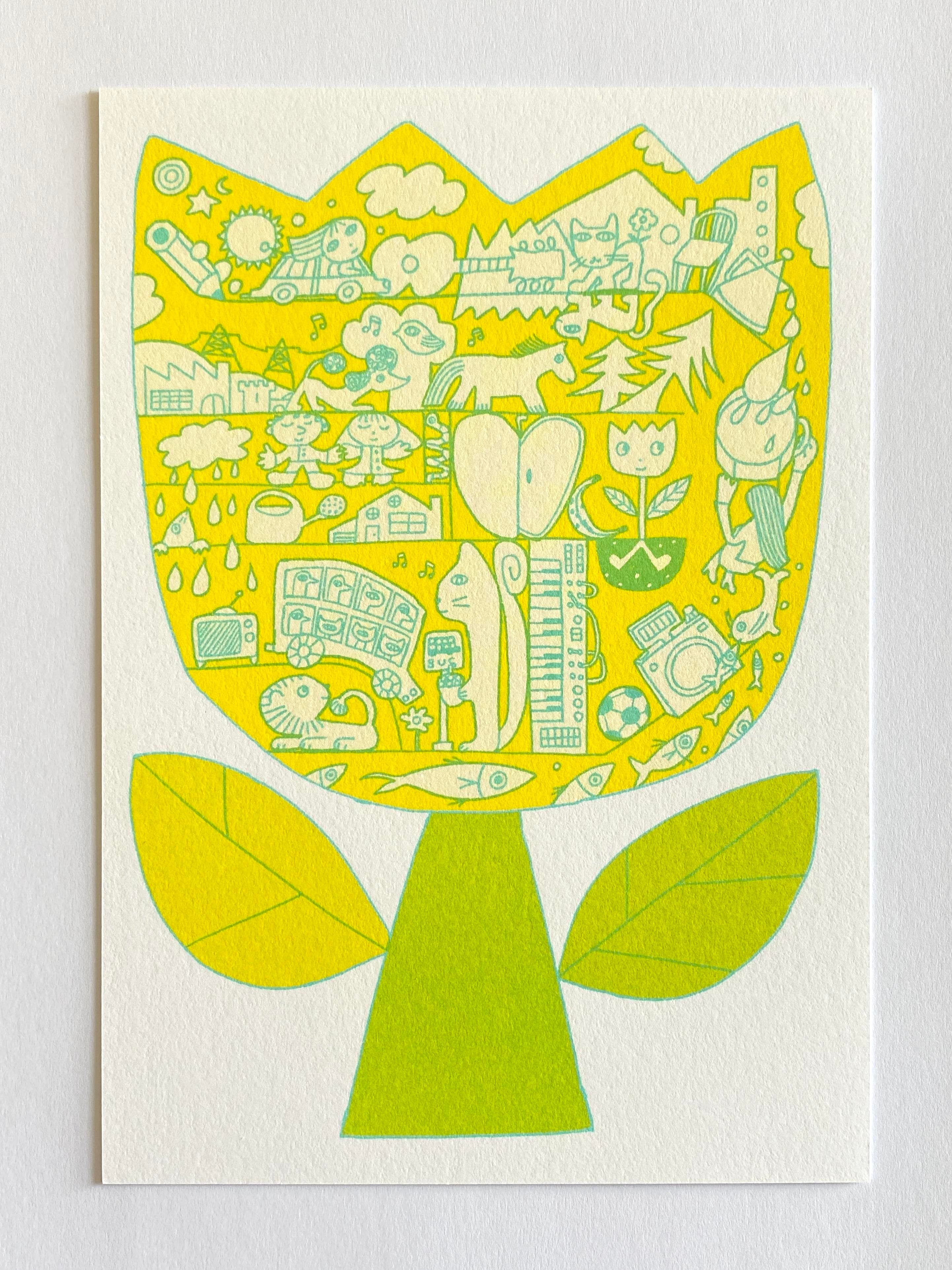 Pudel Unlimited Postcard - Illustration by Molly Fairhurst